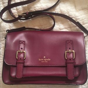 Kate Spade burgundy shoulder bag